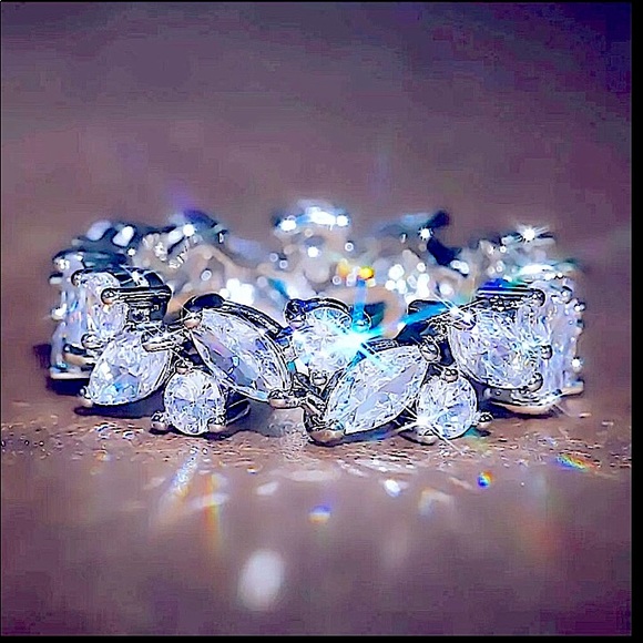 Jewelry - 💍New Simulated💎Sterling Silver Cubic Zirconia💍